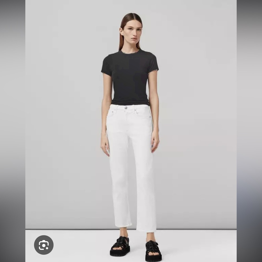 Rag and bone Harlow white jean